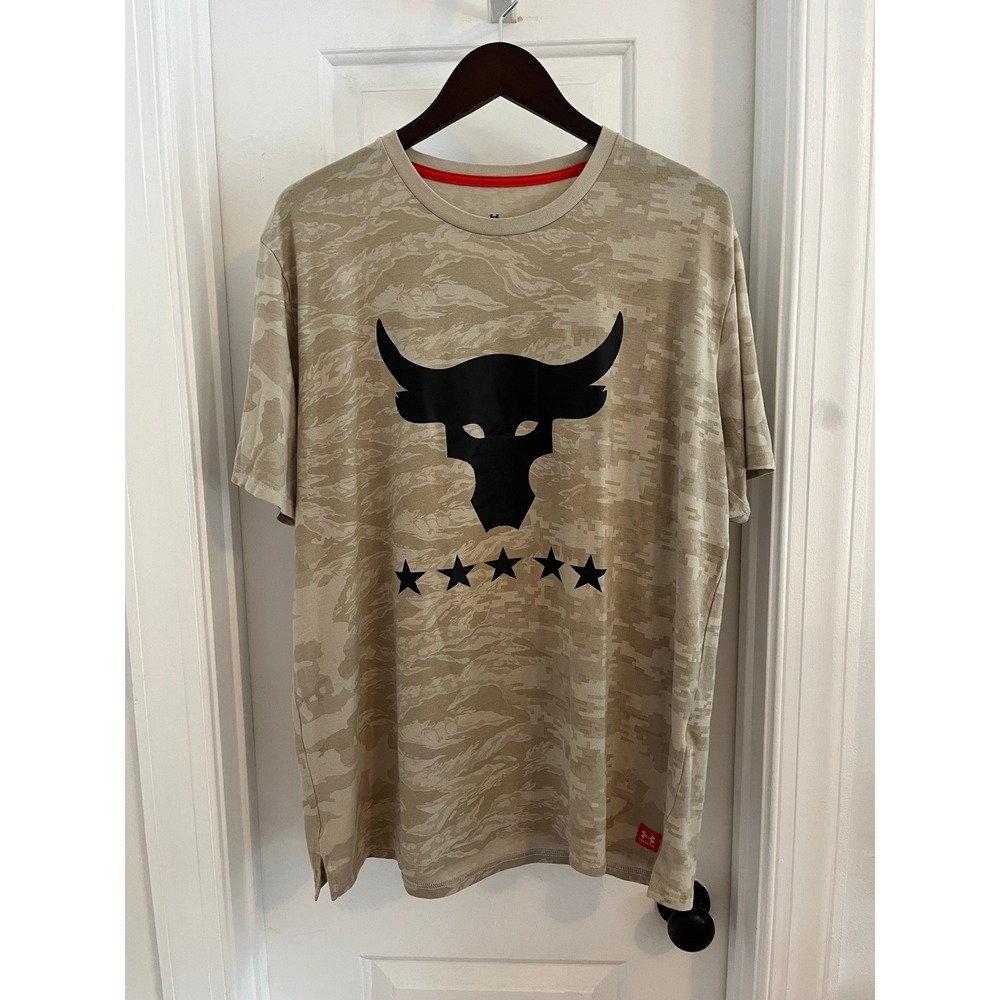 Under Armour Project Rock Freedom Camo T